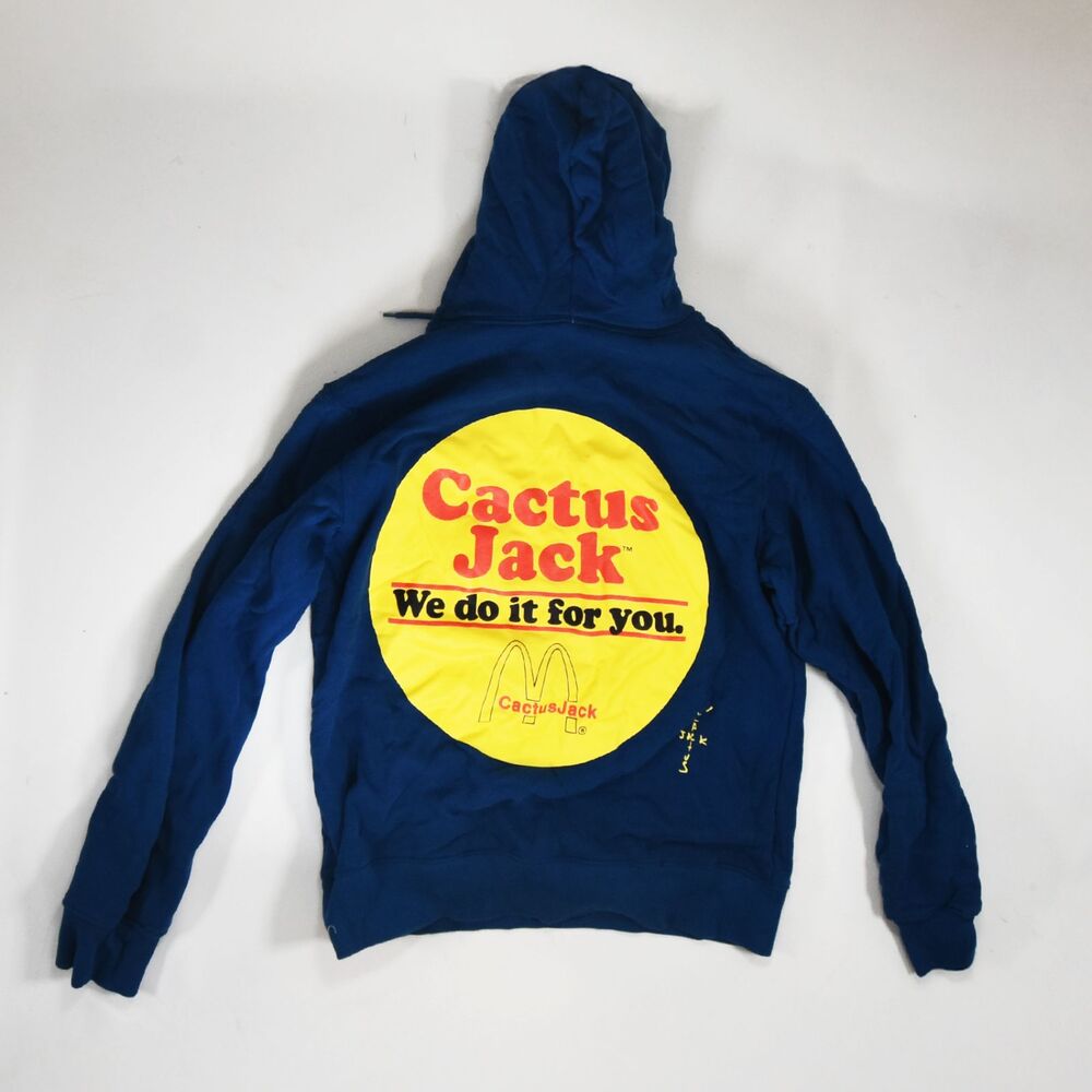 Travis Scott Cactus Jack McDonalds Puff Print Hoodie - M